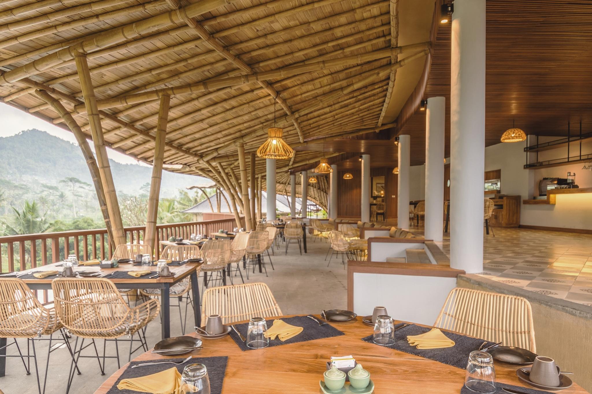 Wapa Di Ume Sidemen Hotel Sidemen  Buitenkant foto The restaurant at the resort